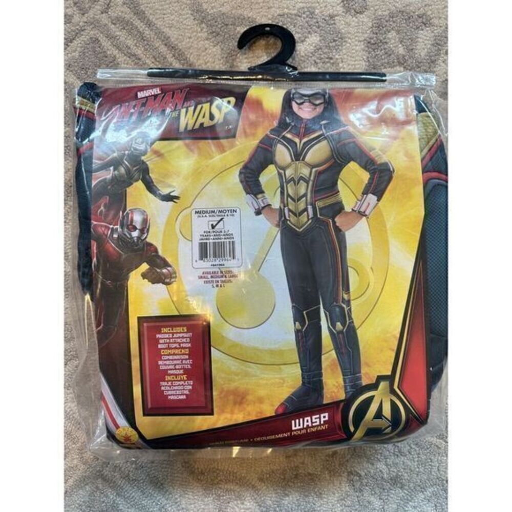 Marvel Ant-Man and The Wasp Costume Medium Size 8-10 for Kids 5-7‎ Years